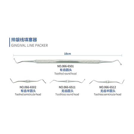 Gingival line packer, Dental Instrument